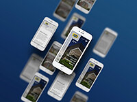 Homepage auf dem iPhone für ein Handwerksbetrieb aus Bad Segeberg in Schleswig-Holstein